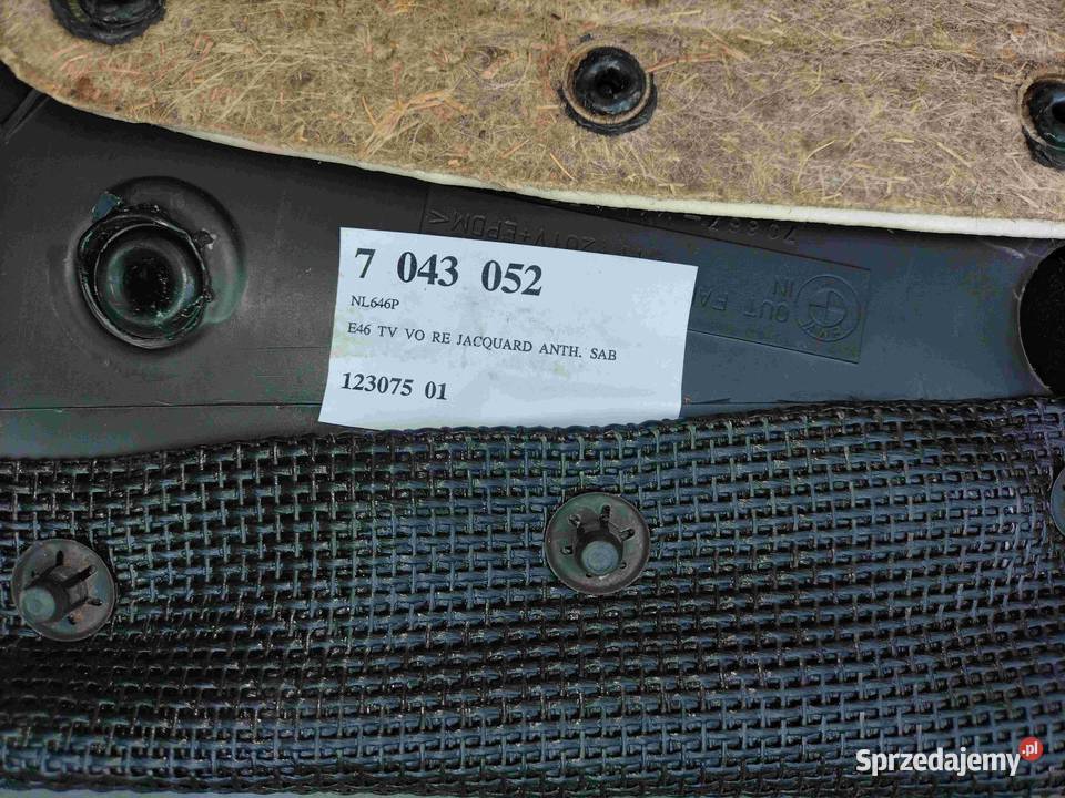 Tapicerka drzwi kierowcy BMW E46 SEDAN TOURING Poręba sprzedam