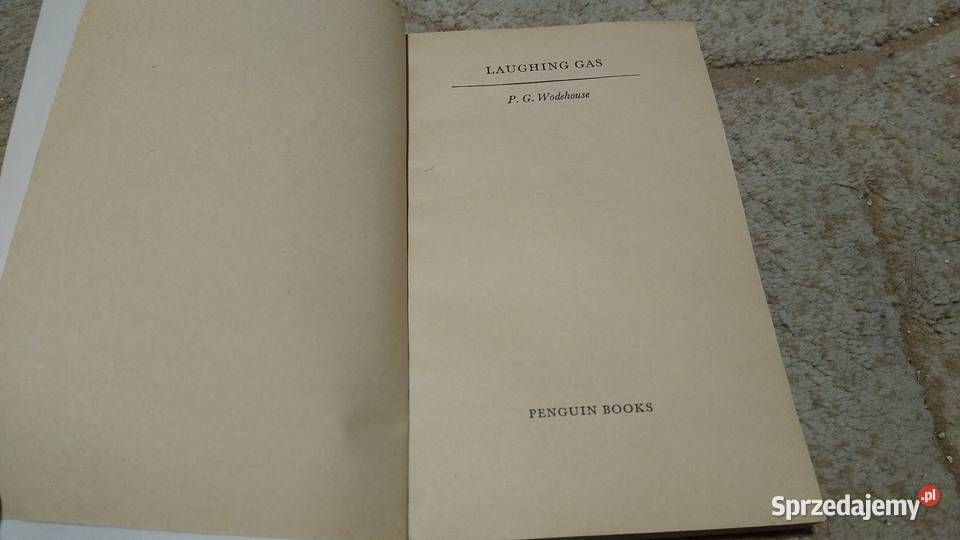 Laughing gas P G Wodehouse Penguin books 26 1172 pomorskie Gdańsk