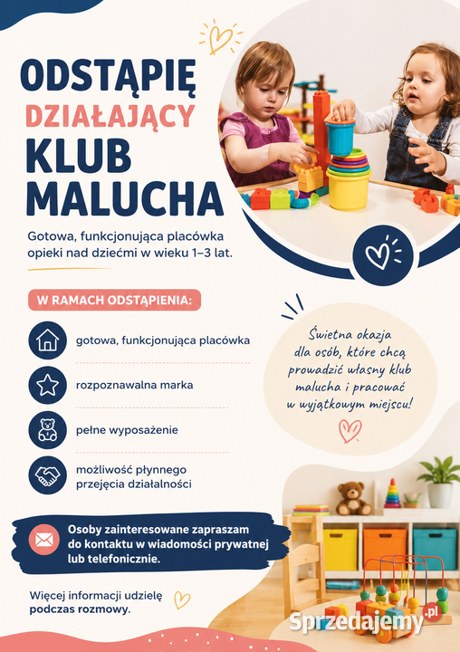 Odstąpię Klub Malucha Nianie i opiekunki
