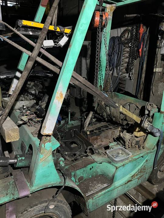 wózek widłowy Mitsubishi FD25 maszt triplex na Układ podnoszenia Zawiercie