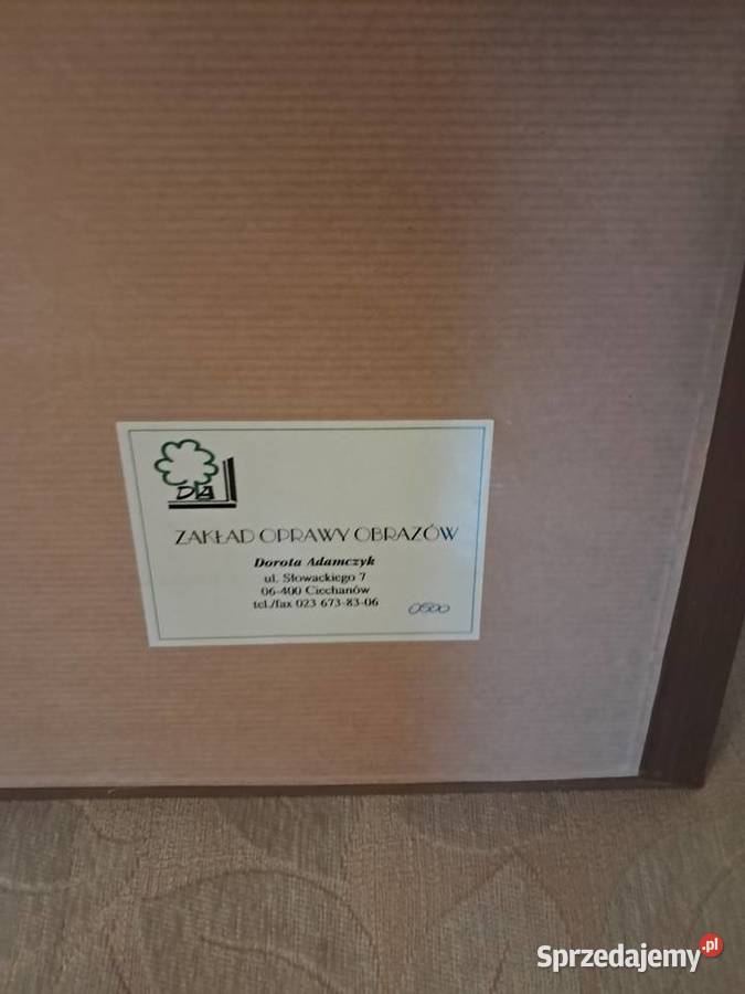 Obraz Matka Boska z dzieciątkiem wymiary 50x40 Sandomierz