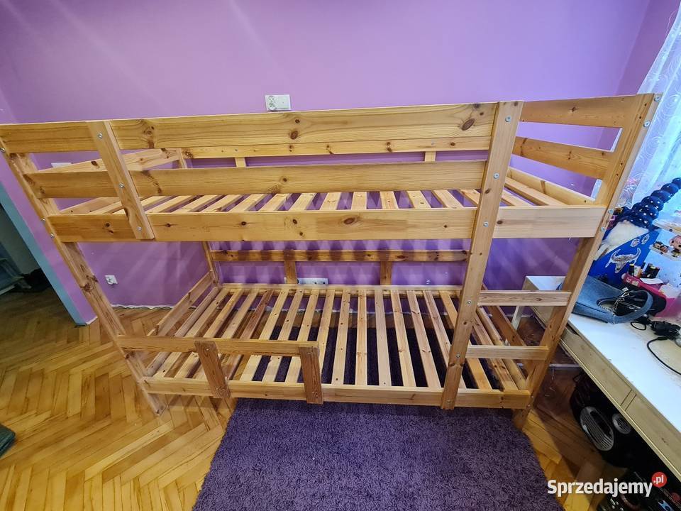 Łóżko pietrowe IKEA MYDAL 90cm Kraków