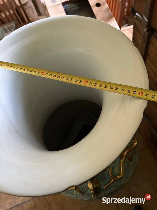 Ogromny porcelanowy dzban 134 wazon amfora antyk Międzylesie