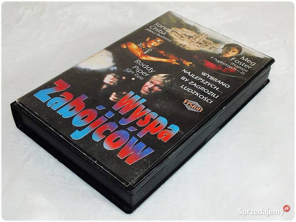 Kaseta VHS Wyspa Zabójców Film na Video ORYGINAŁ lubuskie Żary