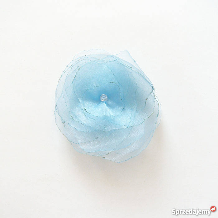 Broszka niebieski kwiatekniebieska broszka Katowice