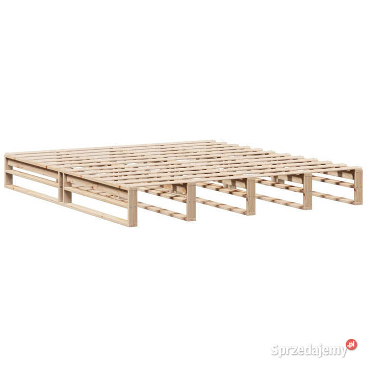 Łóżko z regałem bez materaca lite drewno 180x200 Warszawa sprzedam