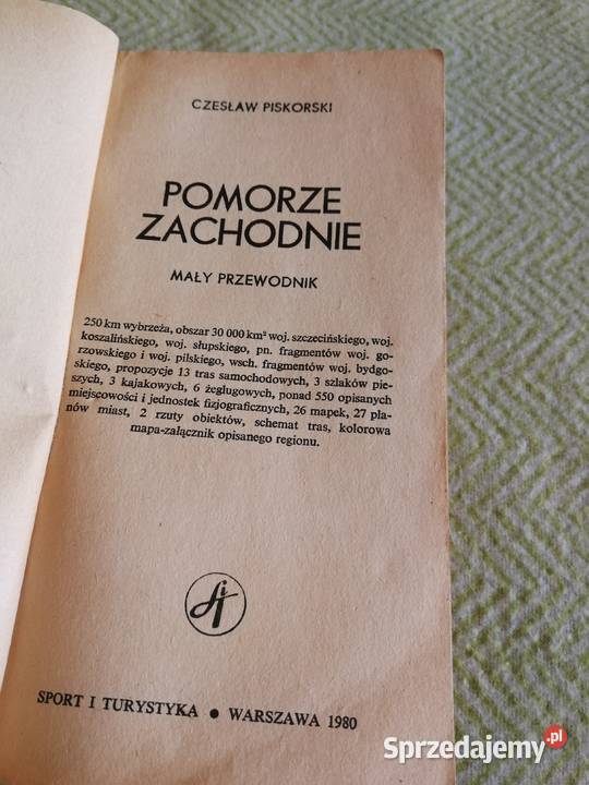 Zestaw przewodników PRL Pomorze Zachodnie Szczecin