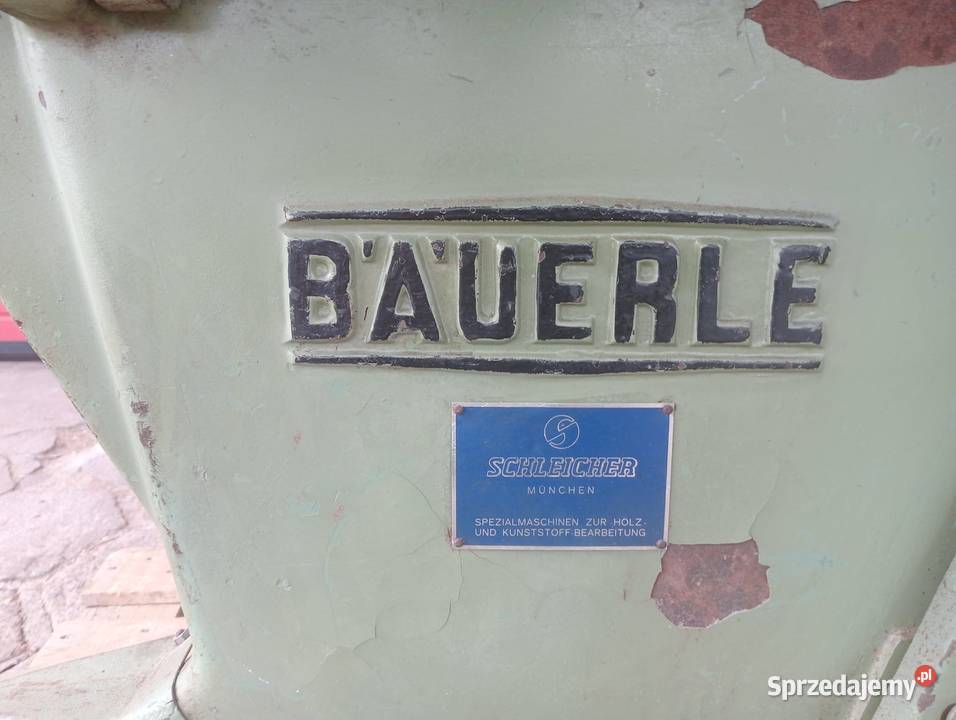 Frezarka z wózkiem Bauerle pomorskie Wejherowo