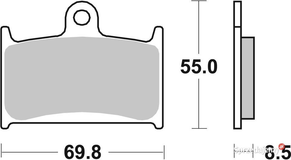 Klocki hamulcowe SBS 624HS TRIUMPH Sprint ST 955 Trzciel