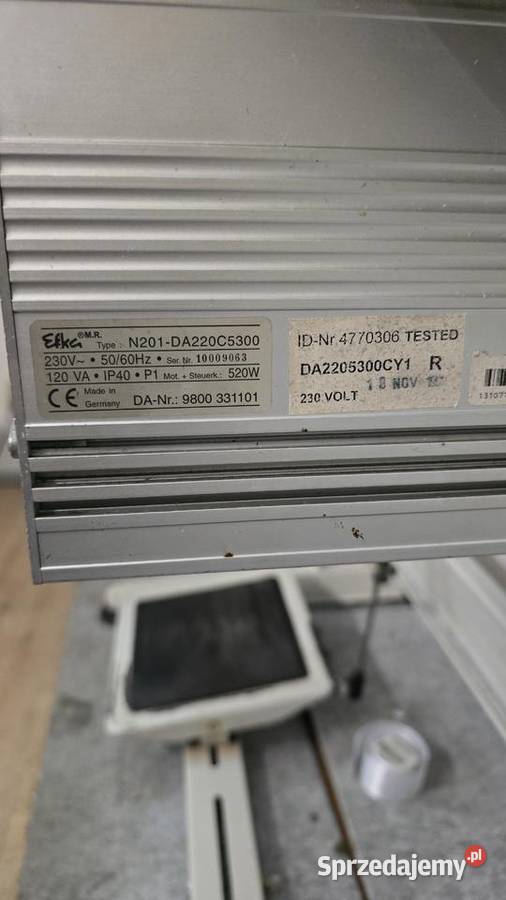 Stębnówka automatyczna Durkopp Adler Zasilanie Bestwina