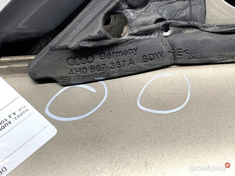 DRZWI LEWY PRZÓD AUDI A8 D4 SedanLimuzyna 0918 sprzedam