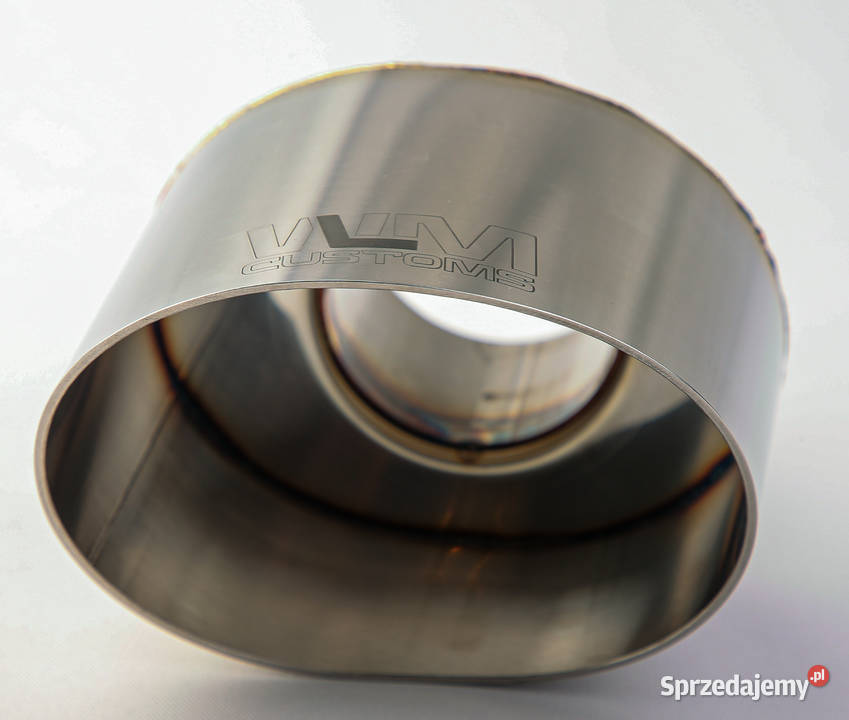 Końcówka wydechu tłumika owal stal nierdzewna śląskie Hecznarowice