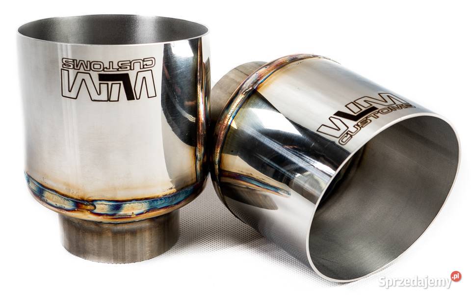 Końcówka wydechu tłumika 114mm Poler stal Części Hecznarowice sprzedam