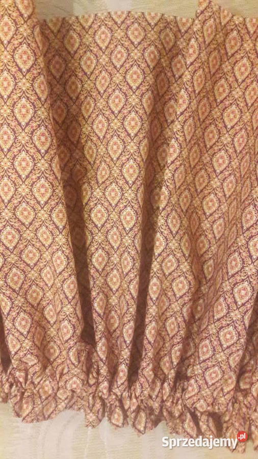 Bawełniana zazdrostka lambrekin 161 x 38 beżowy Wystrój okien mazowieckie Radom
