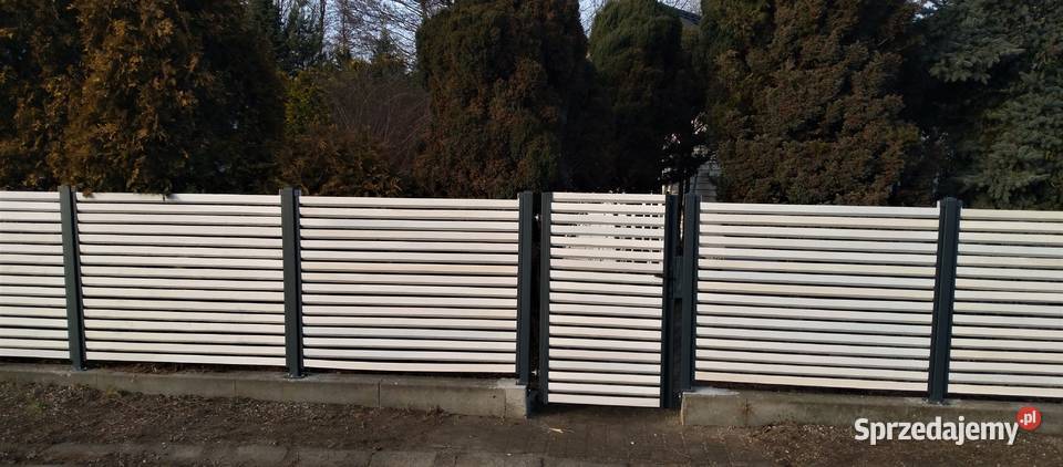 Drewniane ogrodzenia ażurowe drewno Trzebnica