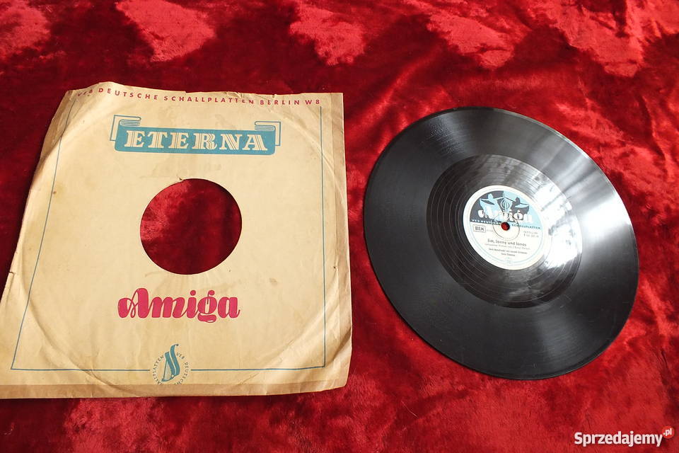 Płyta winylowa szelakowa niemiecka gruba ciężka Żary