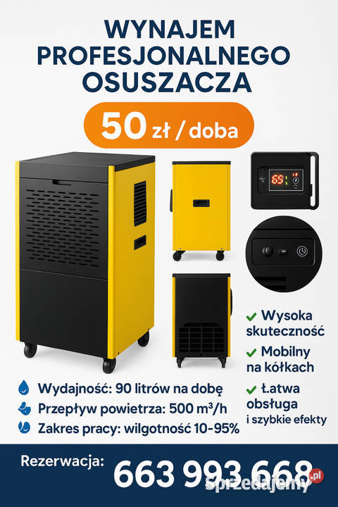 Profesjonalny Osuszacz do tynków powodziach