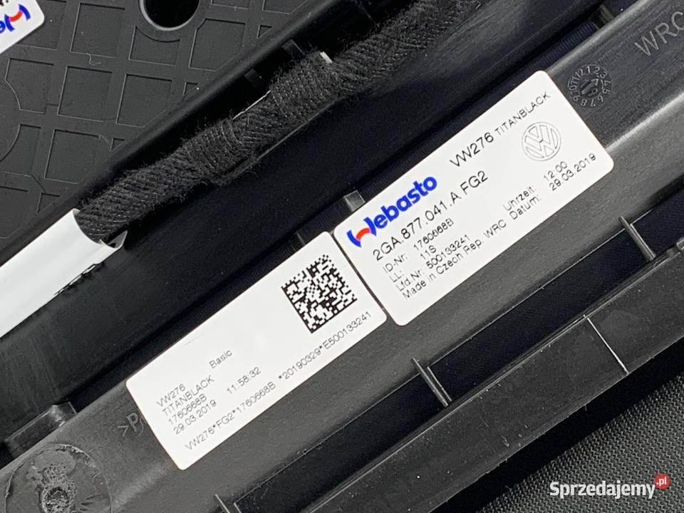 SZYBERDACH VW TROC Crossover 2GA877041A DACH