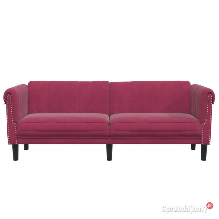 Sofa 3osobowa winna czerwień tapicerowana Warszawa
