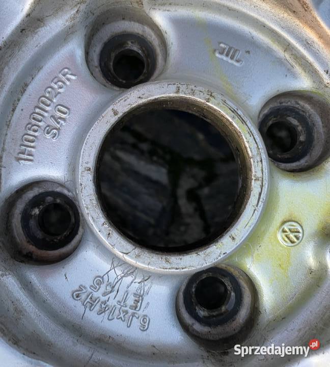Koła Volkswagen VW 14 6J x 14H2 4x100 ET 45 Samochodowe wielkopolskie Złotkowo sprzedam