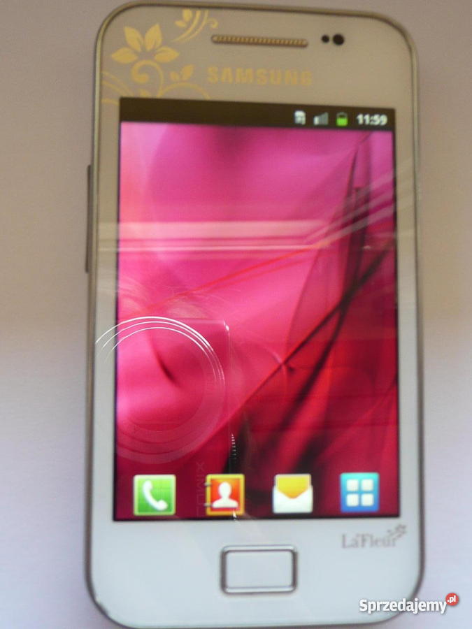 SAMSUNG GALAXY ACE LA FLEUR GT 5830i kobiety Przeglądarka WWW Rybnik sprzedam