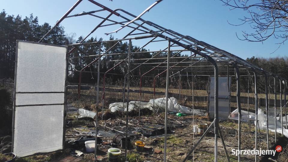 Stelaż do filiżanka tunel ogrodowy Pawilony i namioty opolskie Dąbrówka Dolna