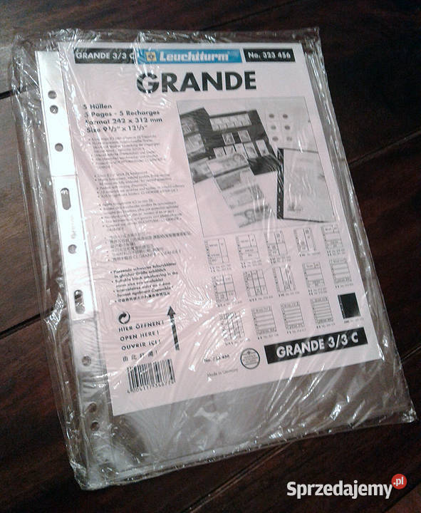 Karty LEUCHTTURM do system Grande 33 C 10 Łódź