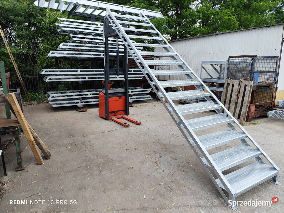 Schody metalowe blacha łezka wejście na 3m 15 Elżbieta
