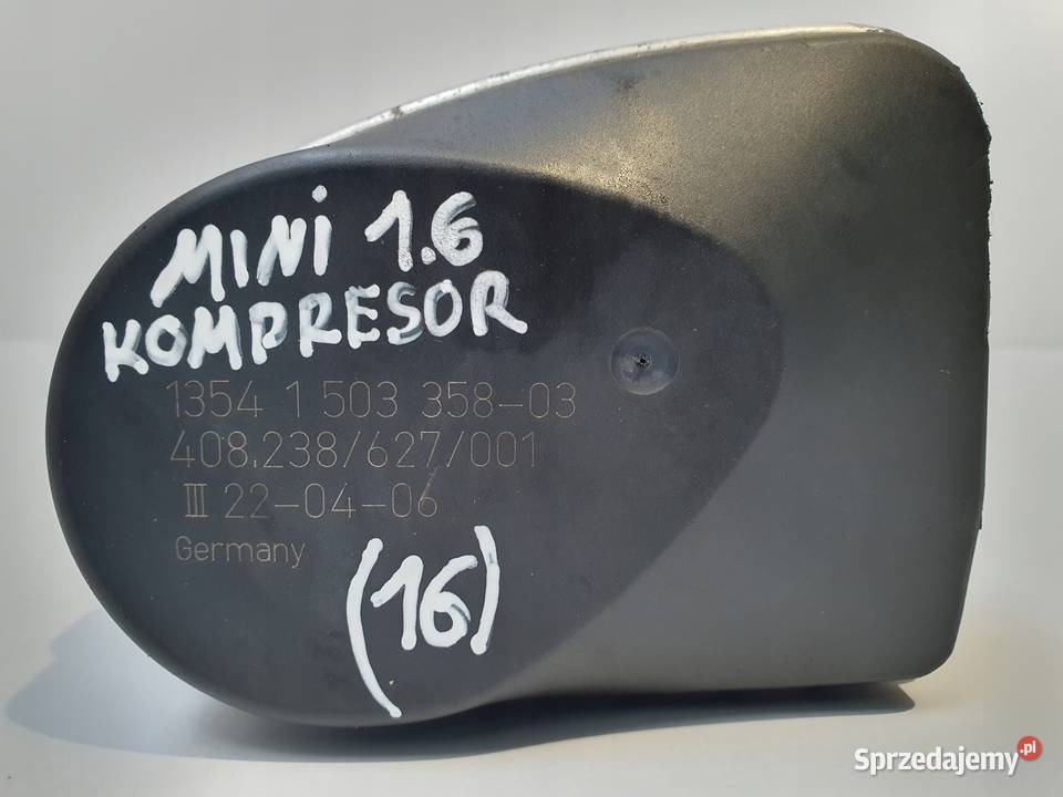 PRZEPUSTNICA Mini Cooper S R50 16 Kompresor osobowe Chełm