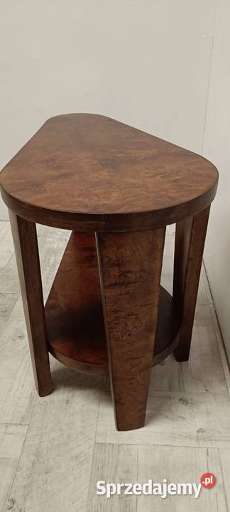 Stolik kawowy art deco design lata 50te drewno Radomsko sprzedam