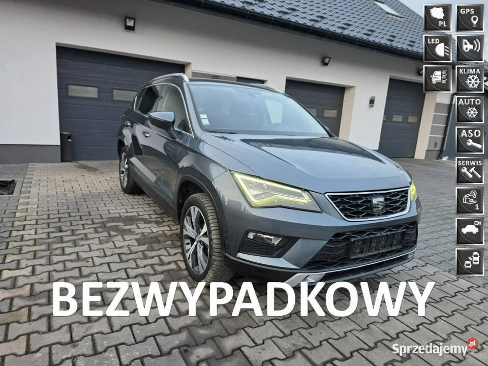 Seat Ateca kamera cofanianawigacjaopłacona 4/5 Żabno