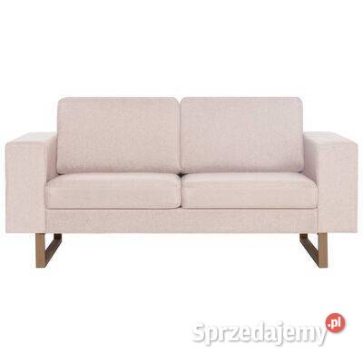 vidaXL Sofa 2osobowa tapicerowana tkaniną Warszawa