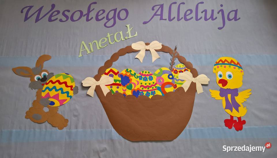 Dekoracje na Wielkanoc z brystolu Pozostałe lubelskie Ryki