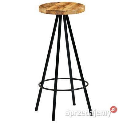 vidaXL Stołki barowe 4 lite drewno Warszawa