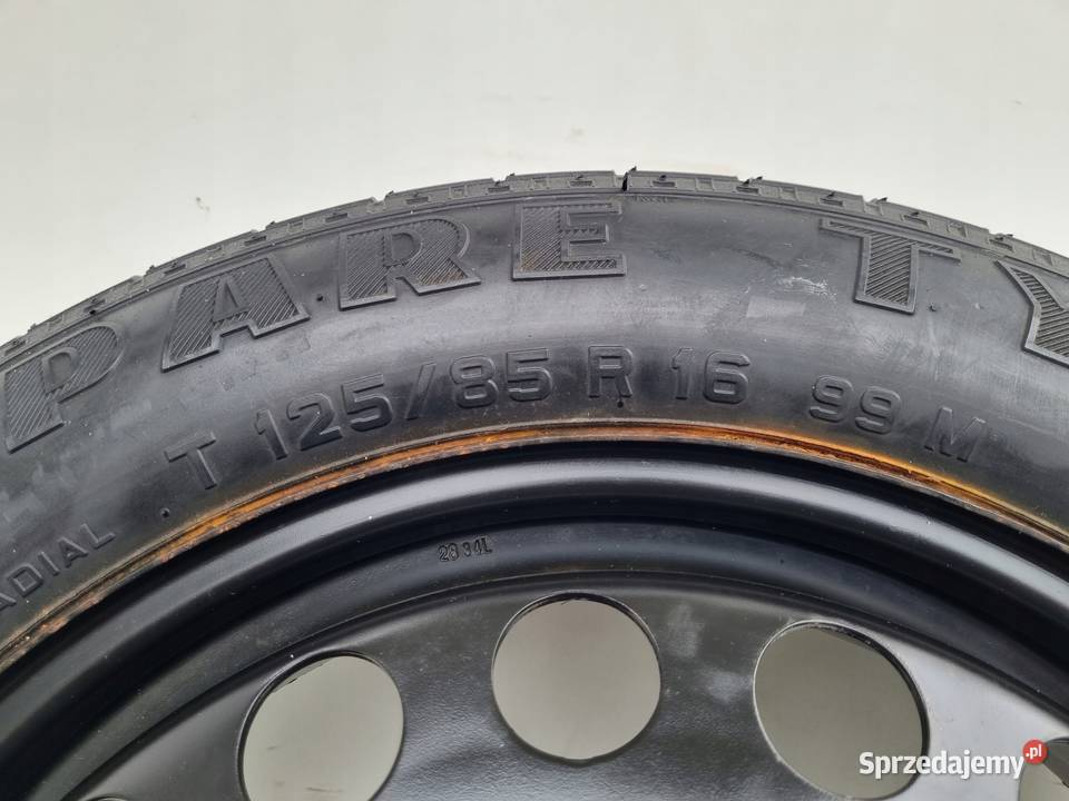 KOŁO 125 85 R16 ZAPASOWE DOJAZDOWE Opel Vectra C lubelskie Chełm
