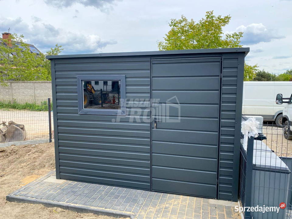 Schowek Domek Ogrodowy 25x2m Drzwi okno Antracyt mazowieckie Siedlce sprzedam
