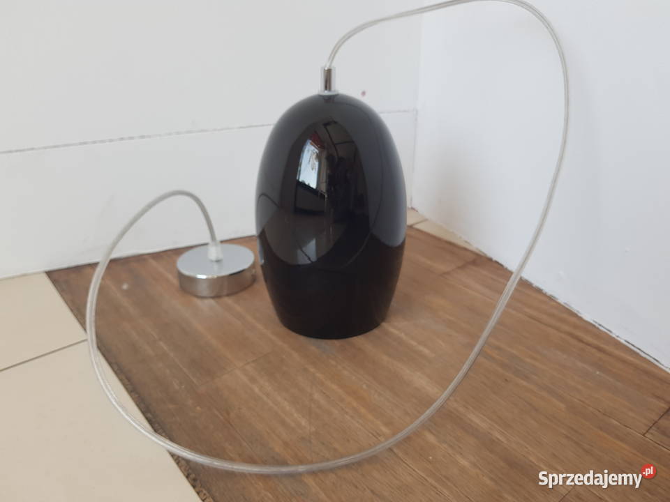 Lampa wisząca CZARNA JAJKO klosz MURANO GLASS Dom i Ogród Warszawa sprzedam