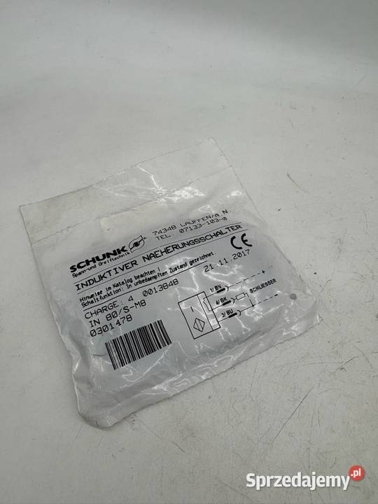 Schunk IN 80SM8 0301478 Czujnik zbliżeniowy Warszawa