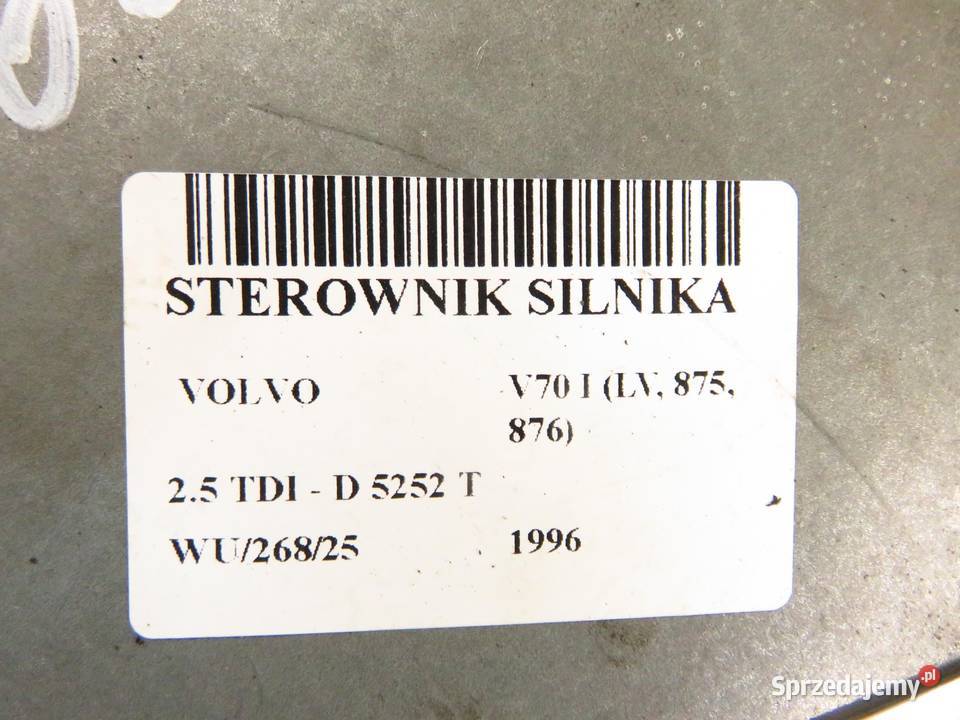 STEROWNIK VOLVO V70 I 25 TDI 0281001534 osobowe
