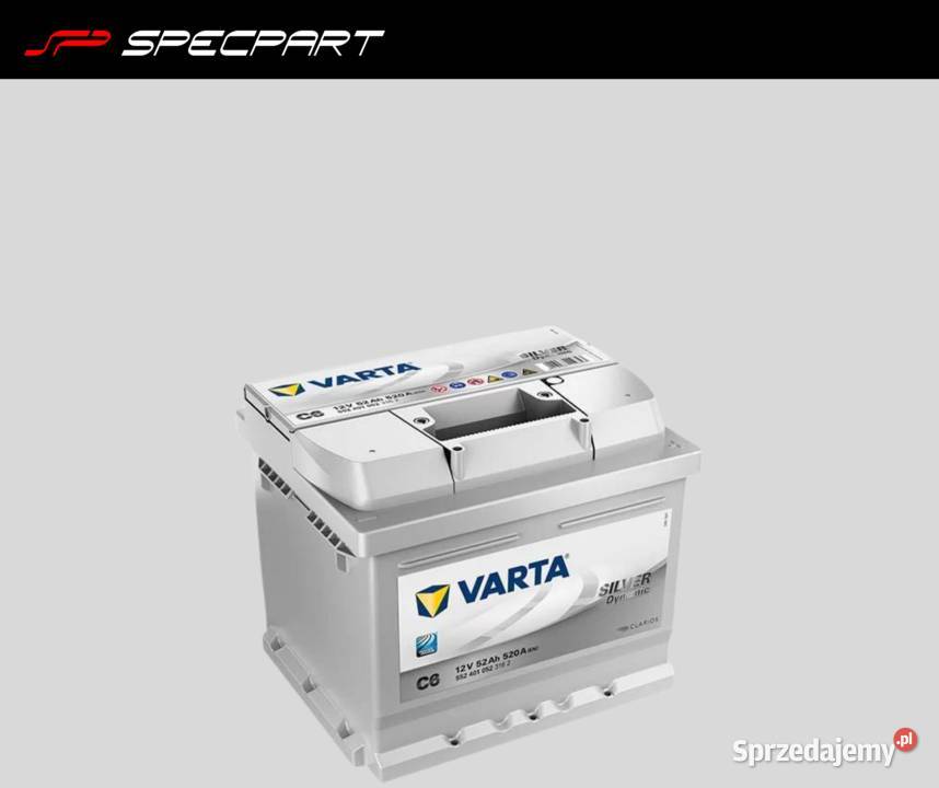 Akumulator VARTA Silver C6 52Ah 520A Specpart Szczecin sprzedam