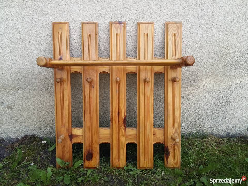 Drewniany wieszak garderoba 289 Kościan