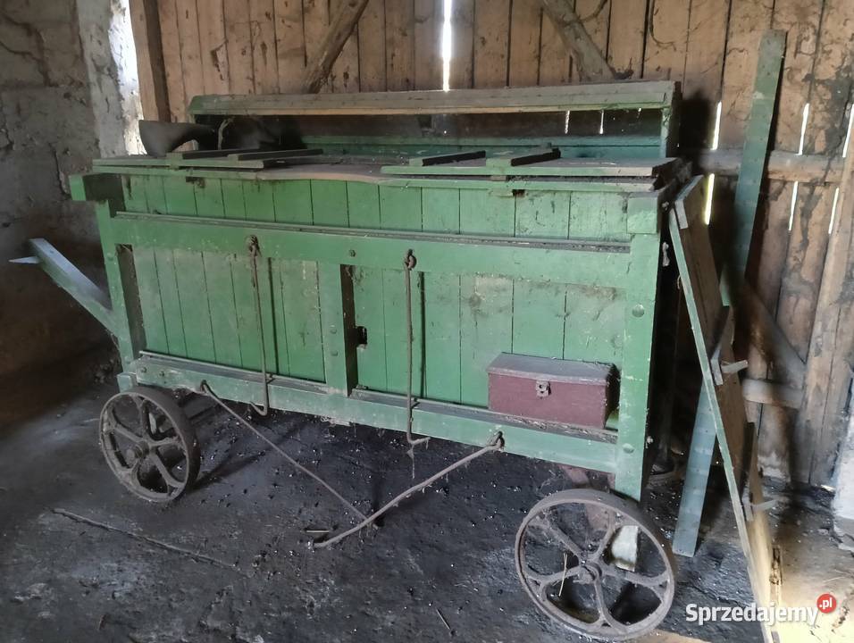 Zabytkowa Młocarnia Szerokomłotna MS 41 Rogoźno Zboża Brzesko