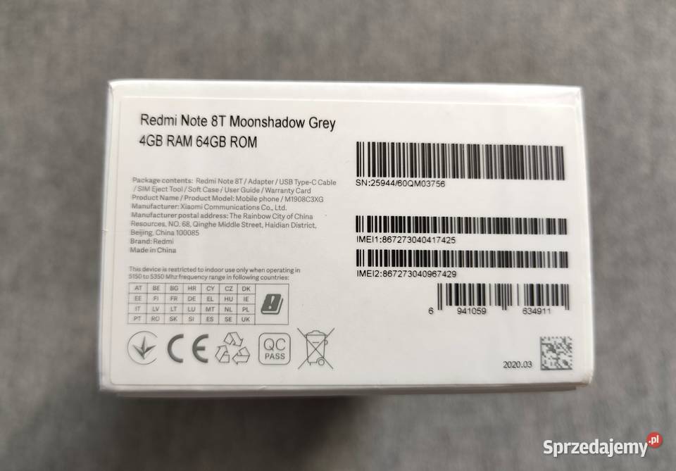 Xiaomi Redmi Note 8T 4GB64GB opolskie Opole