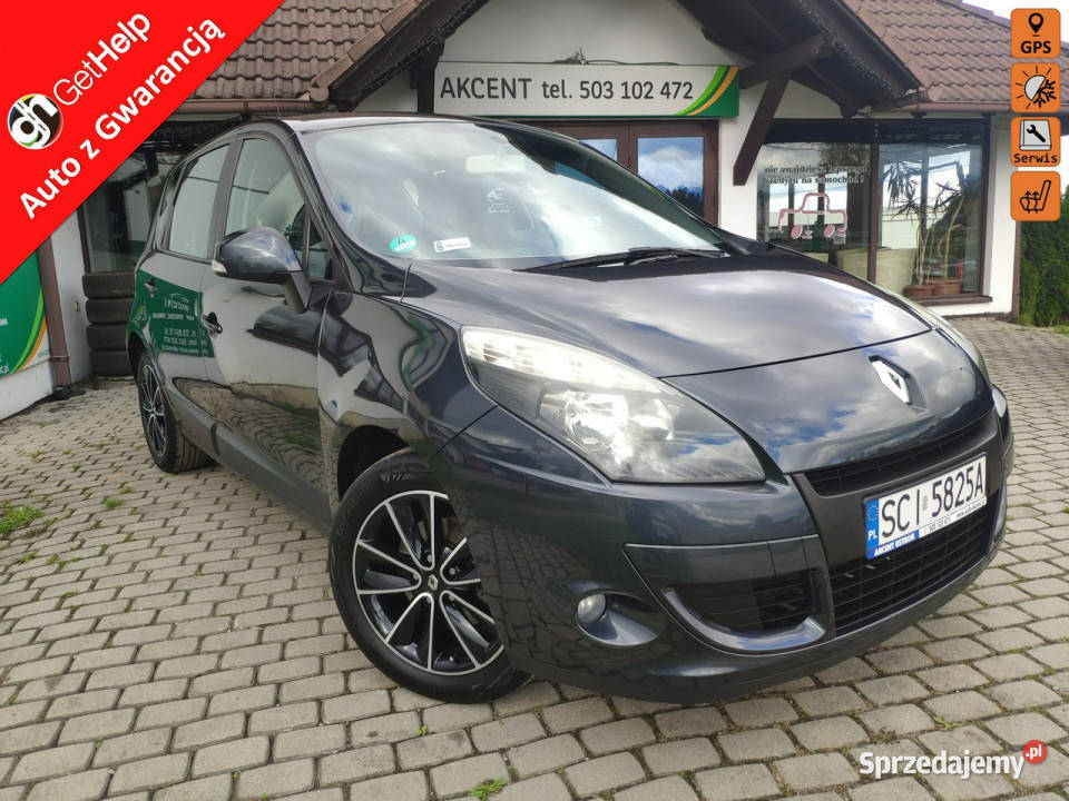 Renault Scenic Bezwypadkowy serwisowany 2 klucze światła do jazdy dziennej Ustroń