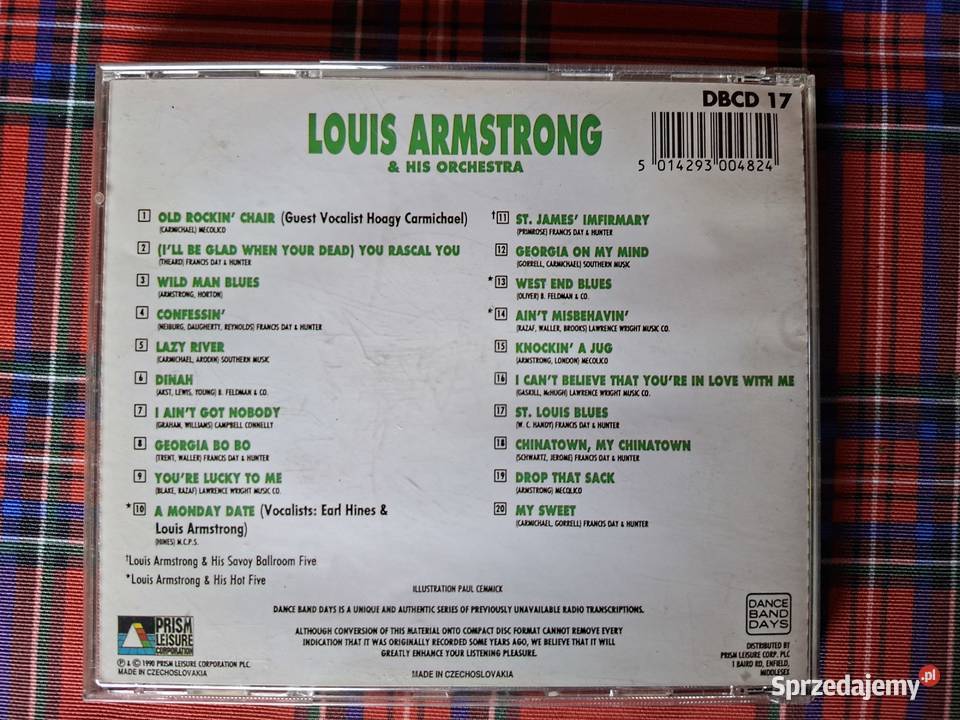 Loius Armstrong his orchestra CD Kraków
