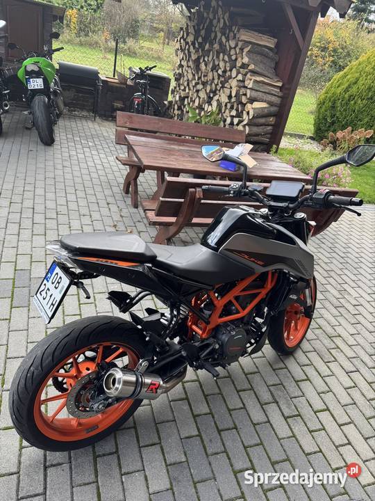 KTM Duke 390z wydechem Dominator 373cm3 Mąkoszyce