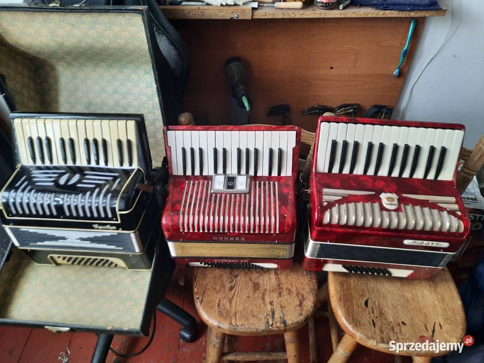 Akordeony cyklop hohner firotti wielkopolskie Konin