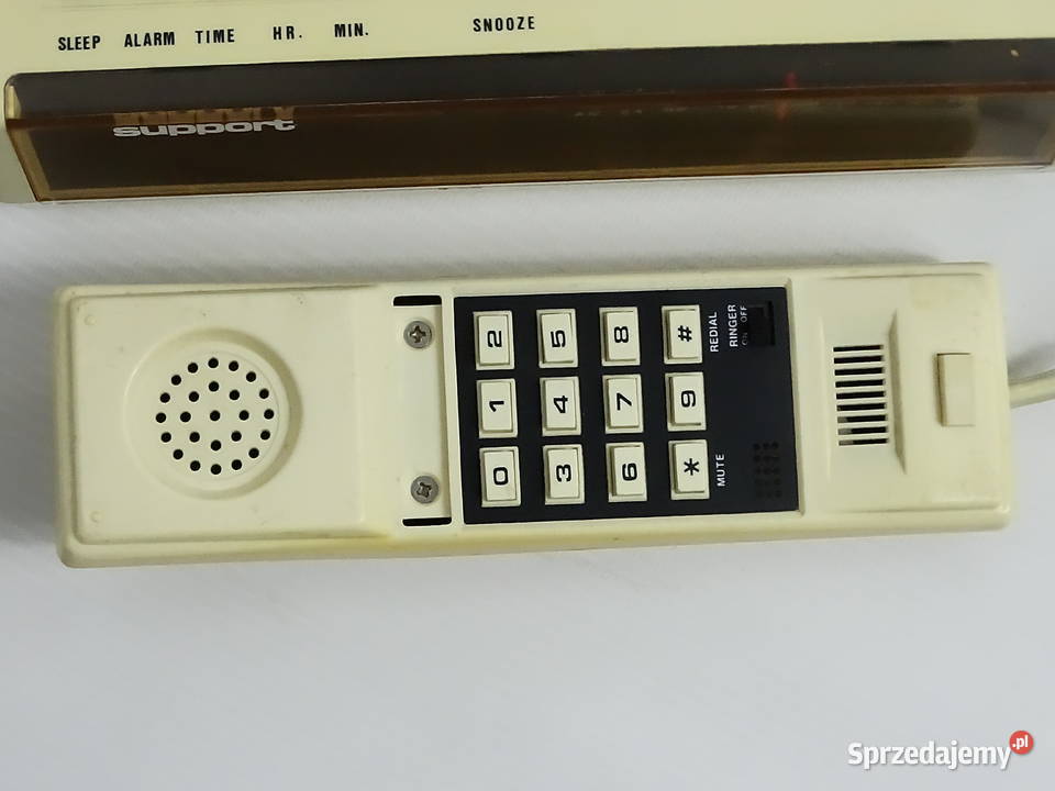 Retro RadioBudzik Telefon Support CR666 Sprawne lubelskie Biłgoraj
