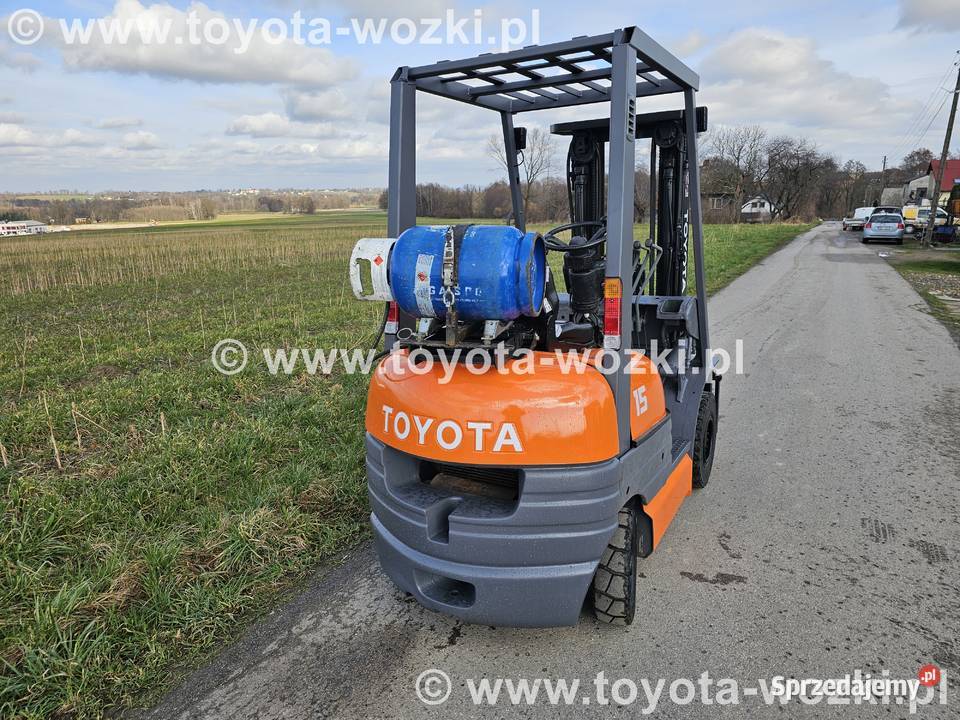 Wózek Widłowy TOYOTA 6FG15 TOYOTA triplx 6FGF15 Wadowice sprzedam