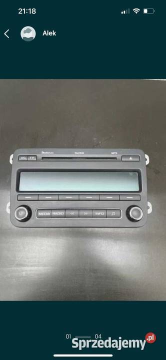 Radio Cd Mp3 Skoda Swing 5J0 035 161C 5J0 035